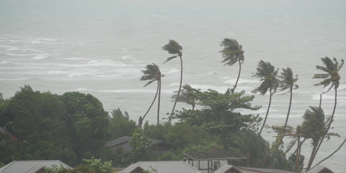 The coast of Thailand is battered by a typhoon - a natural disaster you can experience while traveling